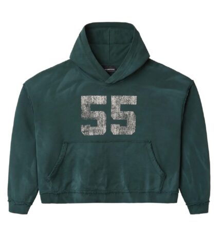 Raspberry Hills ‘Rosa 55’ Green Hoodie