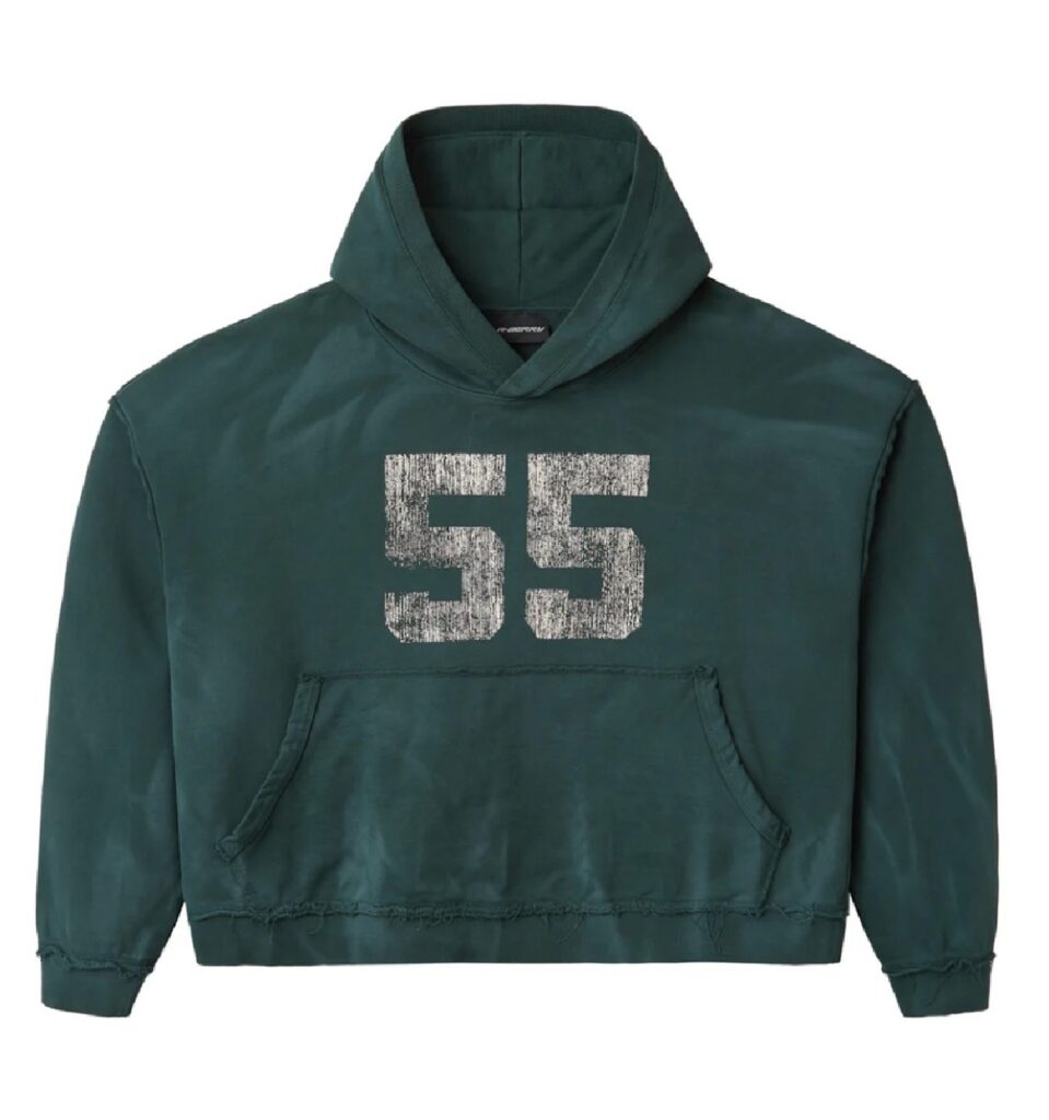 Raspberry Hills ‘Rosa 55’ Green Hoodie
