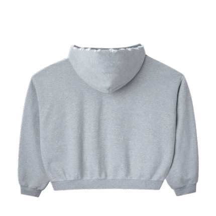 Raspberry Script Zip Up Hoodie