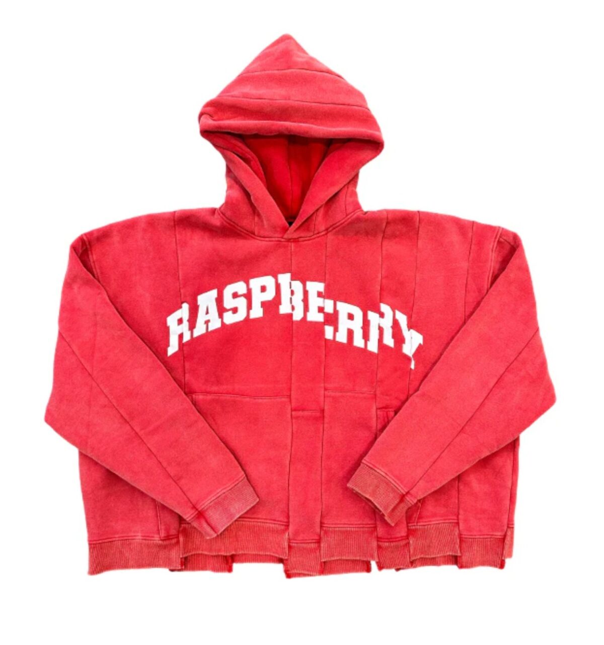 Gallery Raspberry Hills ‘Spliced’ Red Hoodie