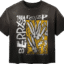 Gold+Vintage Gallery Raspberry Hills ‘Code 77’ Black Tee