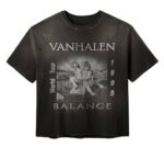 Gold+Vintage Gallery Raspberry Hills ‘Balance’ Van Halen Black Tee