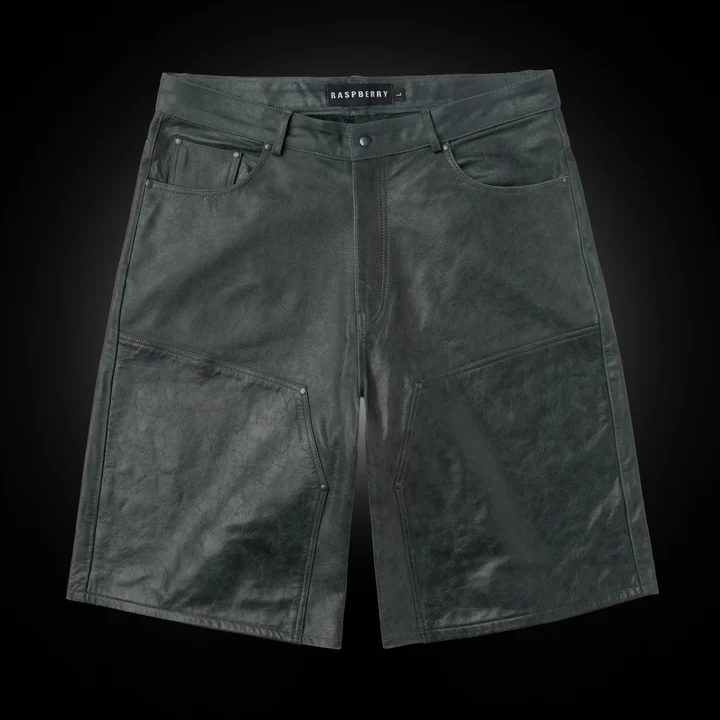 Gv Gallery LEATHER CARPENTER SHORTS