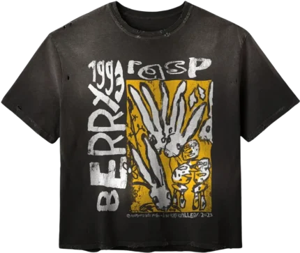 Raspberry Hills 'Code 77' Black Tee