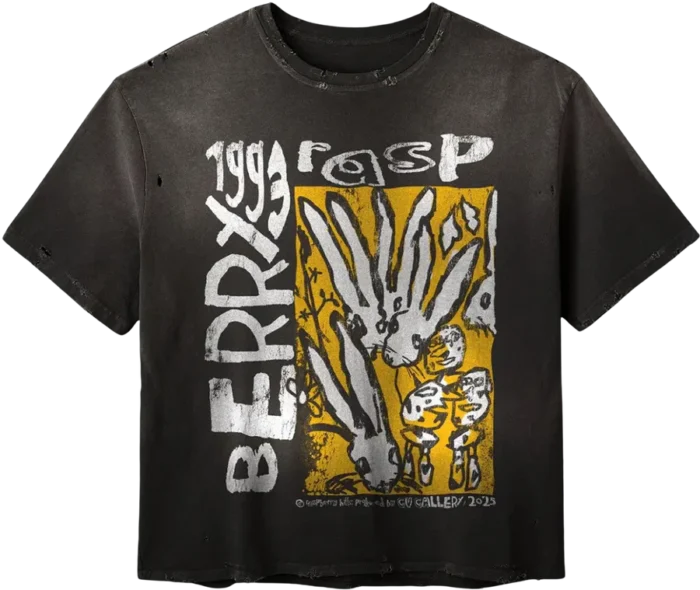 Raspberry Hills 'Code 77' Black Tee